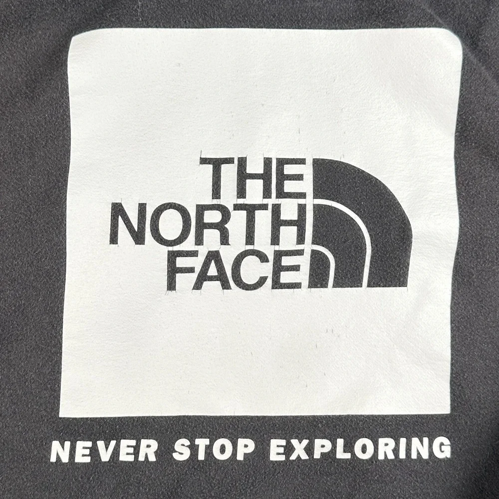 The North Face Box NSE Hoodie Men's XL Black Never Stop Exploring Pullover